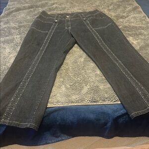 Erica Brooke Dark Denim Embellished Jeans